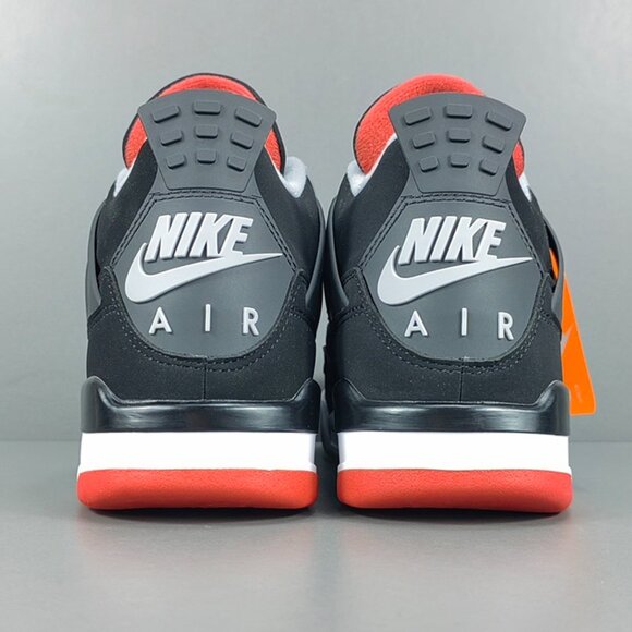 Nike Air Jordan 4 Retro Bred Men's Basketball Shoes - Picture 6 of 7